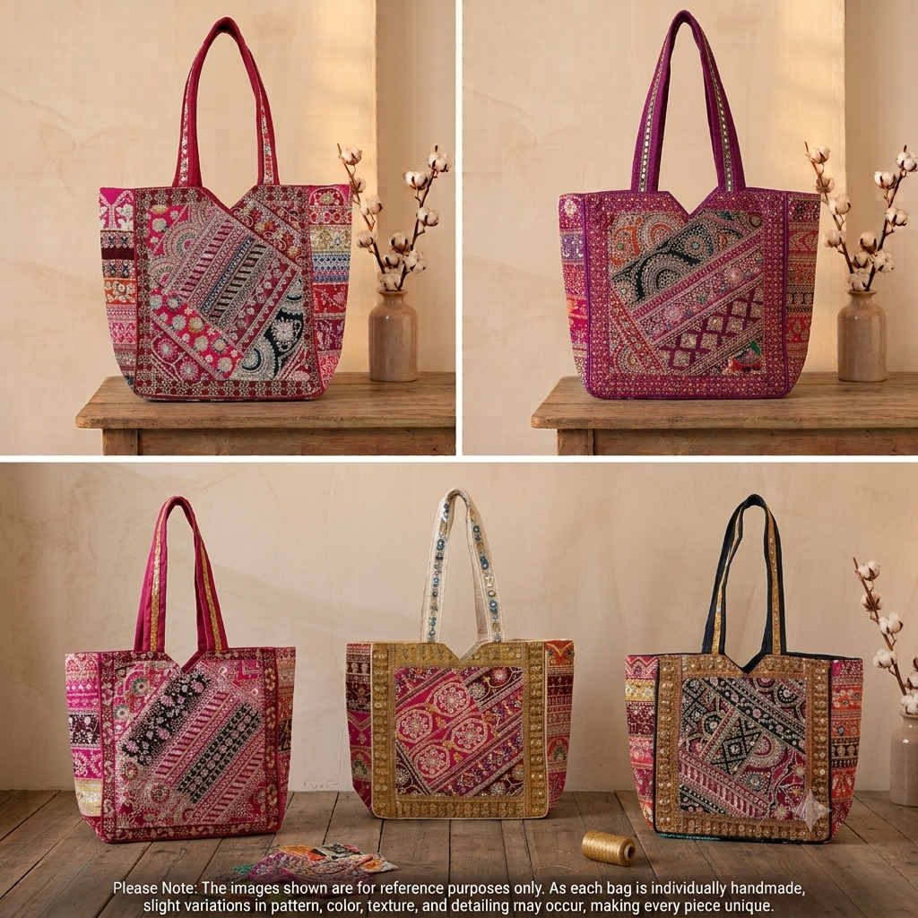 Image showing five different kinds of tote bags